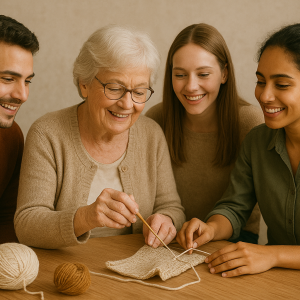 Strickkurs für Einsteiger – Oma zeigt dir wie's geht